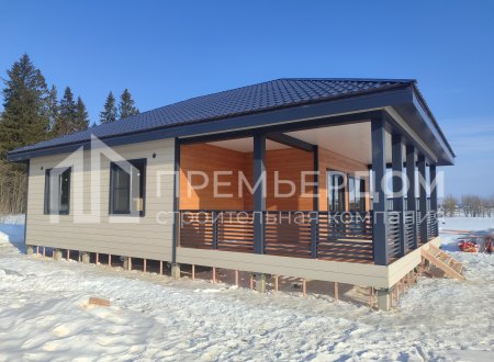 Фото со стройплощадок - Каркасный дом 8,5х12,5 м.