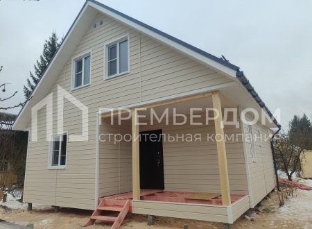 Фото со стройплощадок - Каркасный дом 8х8 м.