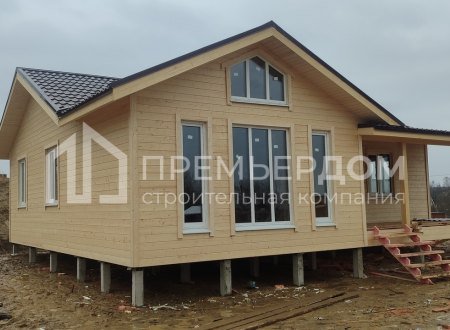 Фото со стройплощадок - Каркасный дом 10х12 м.