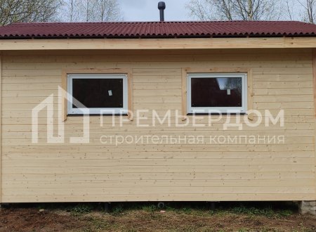 Фото со стройплощадок - Каркасный дом 4х6 м.