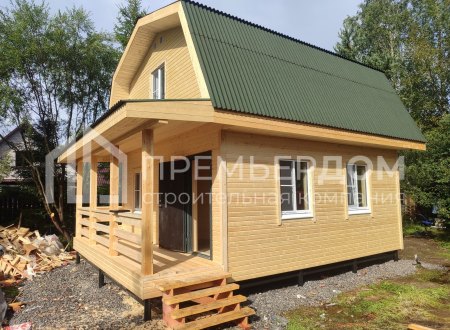 Фото со стройплощадок - Каркасный дом 6х7,5 м.