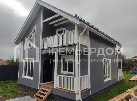 Фото со стройплощадок - Каркасный дом 8х12 м.