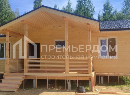 Фото со стройплощадок - Каркасный дом 12х11,5 м.