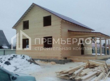 Фото со стройплощадок - Дом из бруса 8.5х9.5