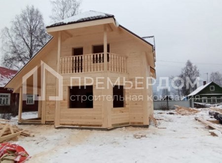 Фото со стройплощадок - Дом по проекту Д-51