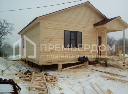 Фото со стройплощадок - Баня по проекту Б-20