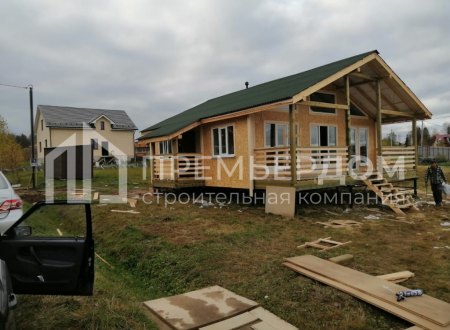 Фото со стройплощадок - Дом по проекту К-25