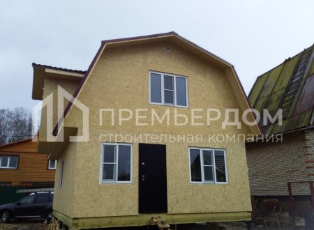 Фото со стройплощадок - Каркасный дом 6x8 м.