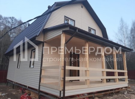 Фото со стройплощадок - Каркасный дом 7х11 м.