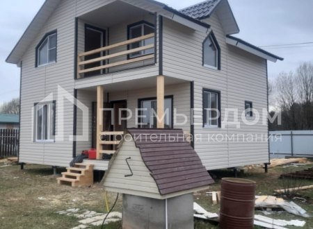 Фото со стройплощадок - Дом по проекту К-5