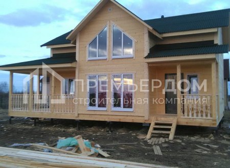 Фото со стройплощадок - Дом по проекту К-22