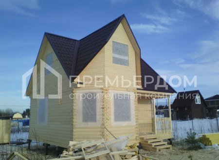 Фото со стройплощадок - Дом по проекту Д-37