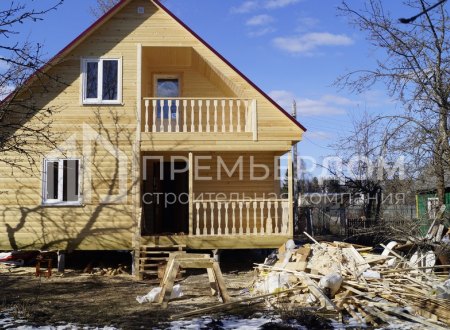 Фото со стройплощадок - Дом по проекту Д-62