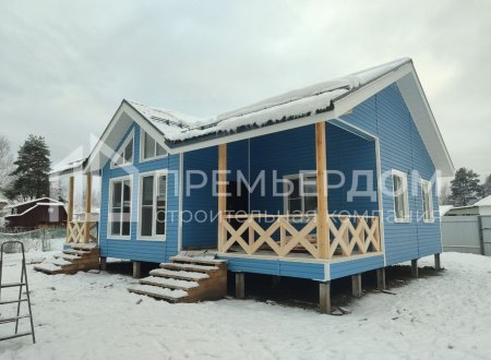 Фото со стройплощадок - Каркасный дом 9х12 м.