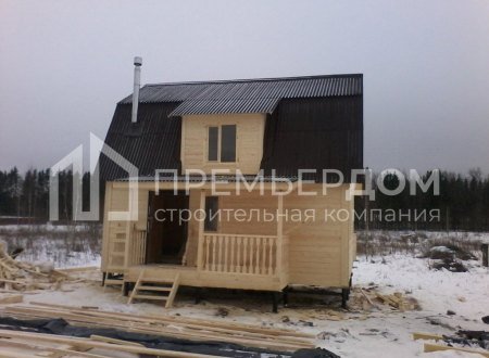 Фото со стройплощадок - Дом по проекту Д-38