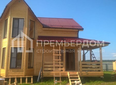 Фото со стройплощадок - Каркасный дом 8x9 м.