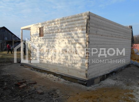 Фото со стройплощадок - Баня по проекту Б-10