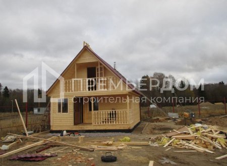 Фото со стройплощадок - Баня по проекту Б-16