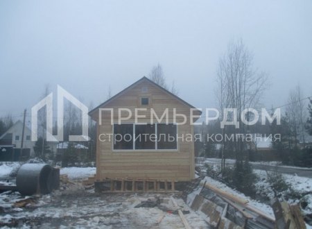 Фото со стройплощадок - Баня по проекту Б-17