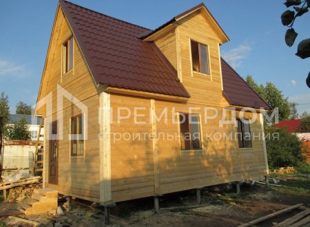 Фото со стройплощадок - Дом по проекту Д-1