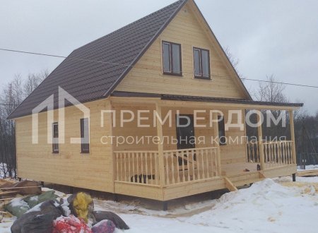 Фото со стройплощадок - Каркасный дом 7,5×10,5 м.