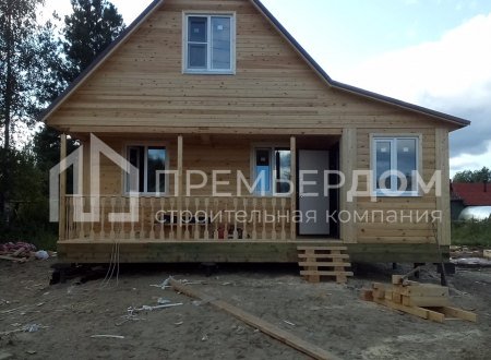 Фото со стройплощадок - Дом по проекту Д-49