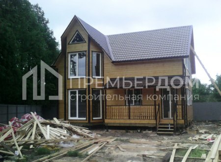 Фото со стройплощадок - Каркасный дом 8x10