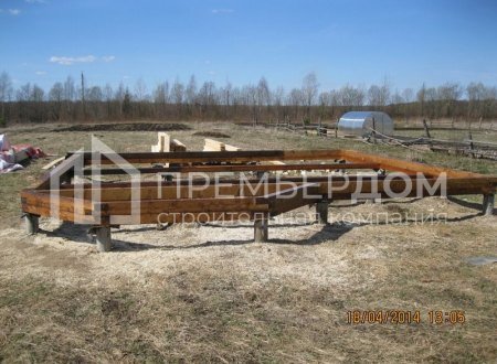 Фото со стройплощадок - Дом по проекту Д-22