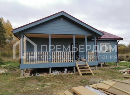 Фото со стройплощадок - Каркасный дом 10.5х11.5 м.