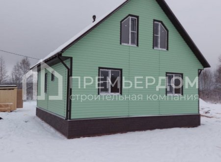 Фото со стройплощадок - Каркасный дом 8х8 м.