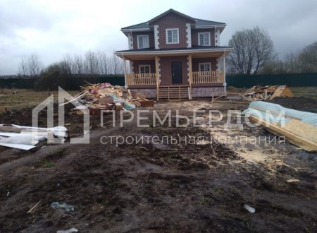 Фото со стройплощадок - Дом по проекту К-6