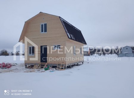 Фото со стройплощадок - Каркасный дом 6х7,5 м