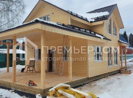 Фото со стройплощадок - Дом по проекту К-22