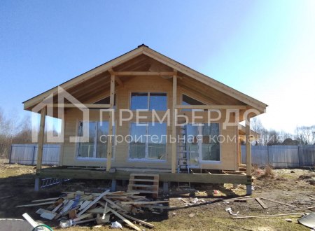 Фото со стройплощадок - Дом по проекту К-25