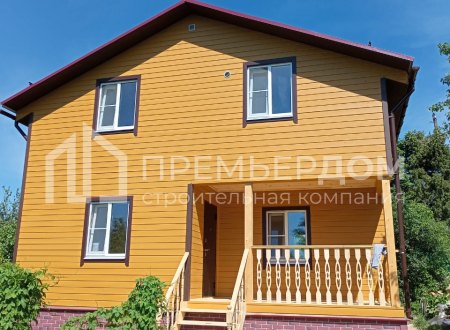 Фото со стройплощадок - Каркасный дом 7х8 м.