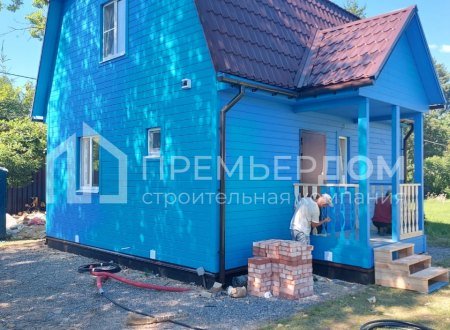 Фото со стройплощадок - Каркасный дом 6х7 м.