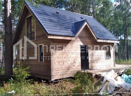 Фото со стройплощадок - Каркасный дом 6×8 м.