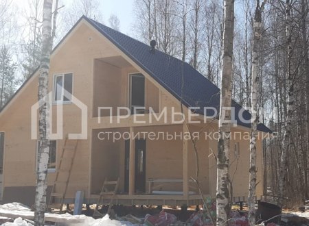 Фото со стройплощадок - Дом по проекту К-62