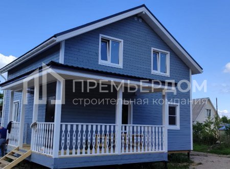 Фото со стройплощадок - Каркасный дом 9х10 м.