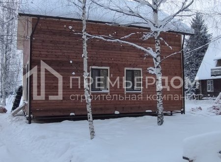 Фото со стройплощадок - Дом из бруса 8х9 м.