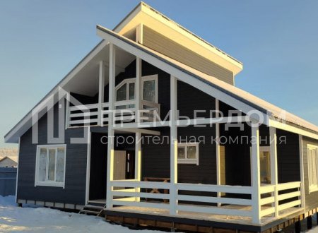 Фото со стройплощадок - Каркасный дом 10.5×12 м.