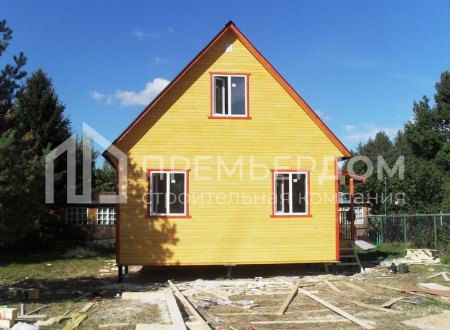 Фото со стройплощадок - Дом по проекту Д-11