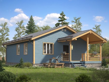 Каркасный дом в Северская под ключ