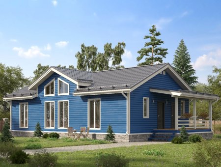 Достоевский. Дом из бруса 8.5х16 м., 130 кв.м.