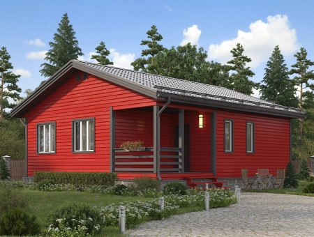 Ладога. Дом из бруса 9х10 м., 90 кв.м.