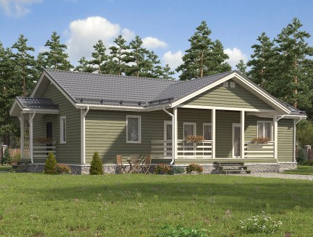 Сириус 2. Дом из бруса 11.5х15 м., 156 кв.м.