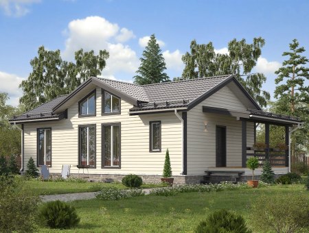 Достоевский 2. Дом из бруса 7х14 м., 94 кв.м.