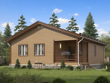 Ладога 2. Дом из бруса 10х12 м., 120 кв.м.