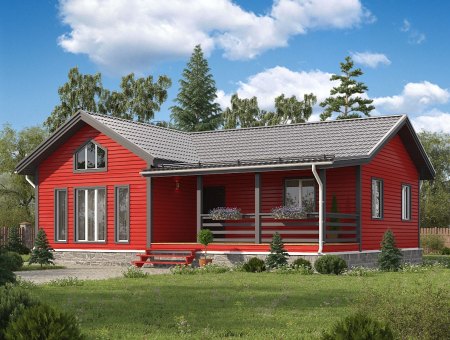 Апрель 2. Дом из бруса 10х12 м., 120 кв.м.