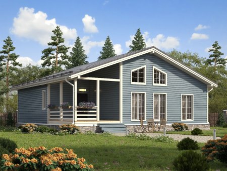 Фамилия 2. Дом из бруса 12х12 м., 144 кв.м.